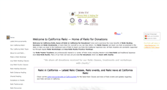 Desktop Screenshot of californiareiki.com